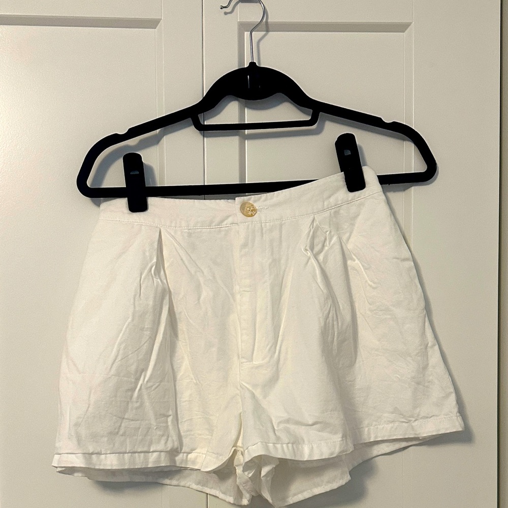SHEIN High Waist White Shorts Size Medium